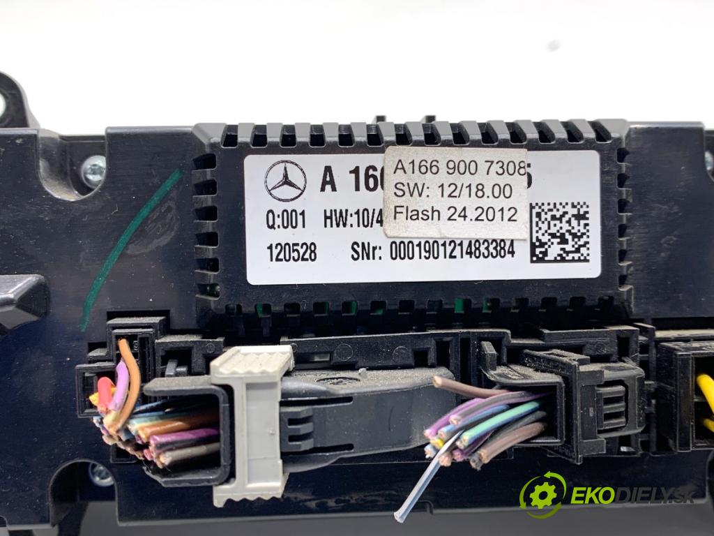 MERCEDES-BENZ KLASA GL SUV 2012 190 kW GL 350 CDI / BlueTec 4-matic (166.823, 166.824) 2987 Panel ovládania kúrenia A1669007308 (Prepínacie páčky pod volantom)