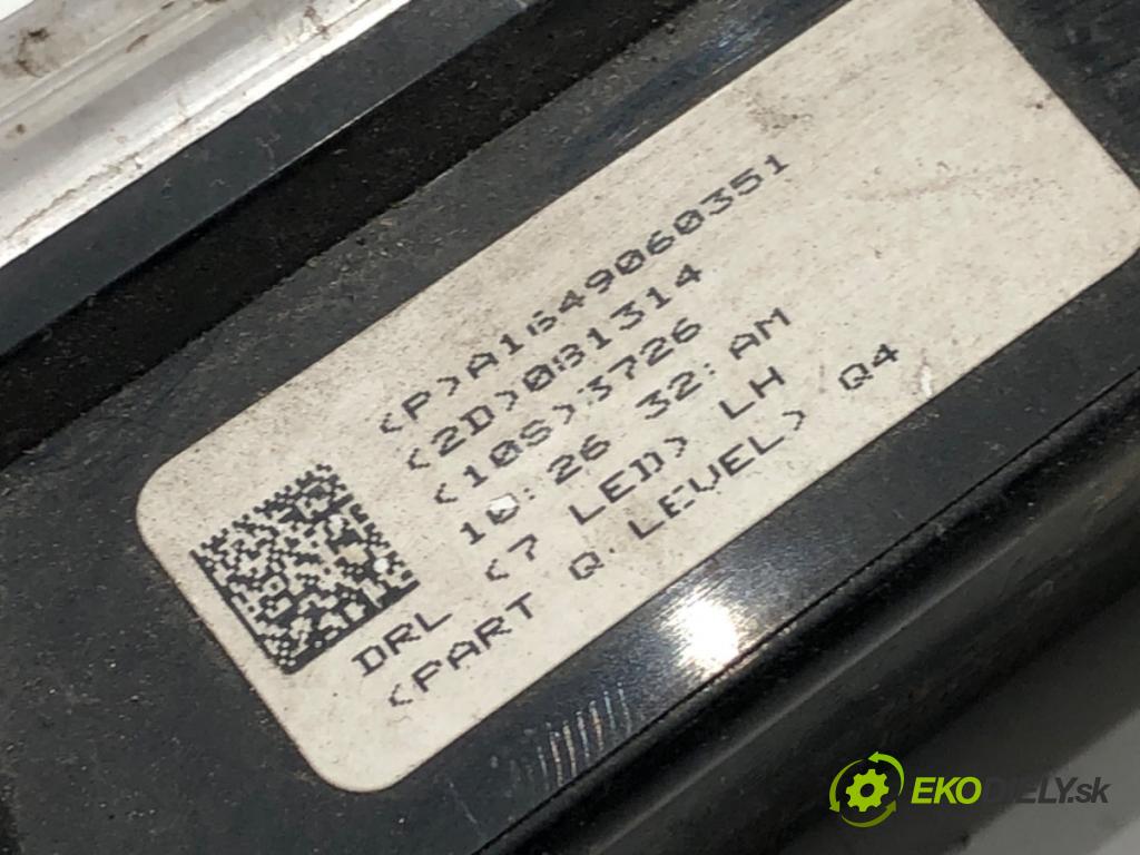 MERCEDES-BENZ KLASA GL SUV 2012 190 kW GL 350 CDI / BlueTec 4-matic (166.823, 166.824) 2987 světlo DRL: levý přední část A1649060351
