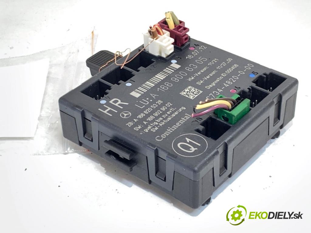 MERCEDES-BENZ KLASA GL SUV 2012 190 kW GL 350 CDI / BlueTec 4-matic (166.823, 166.824) 2987 modul dveře zadní část pravý A1669006305