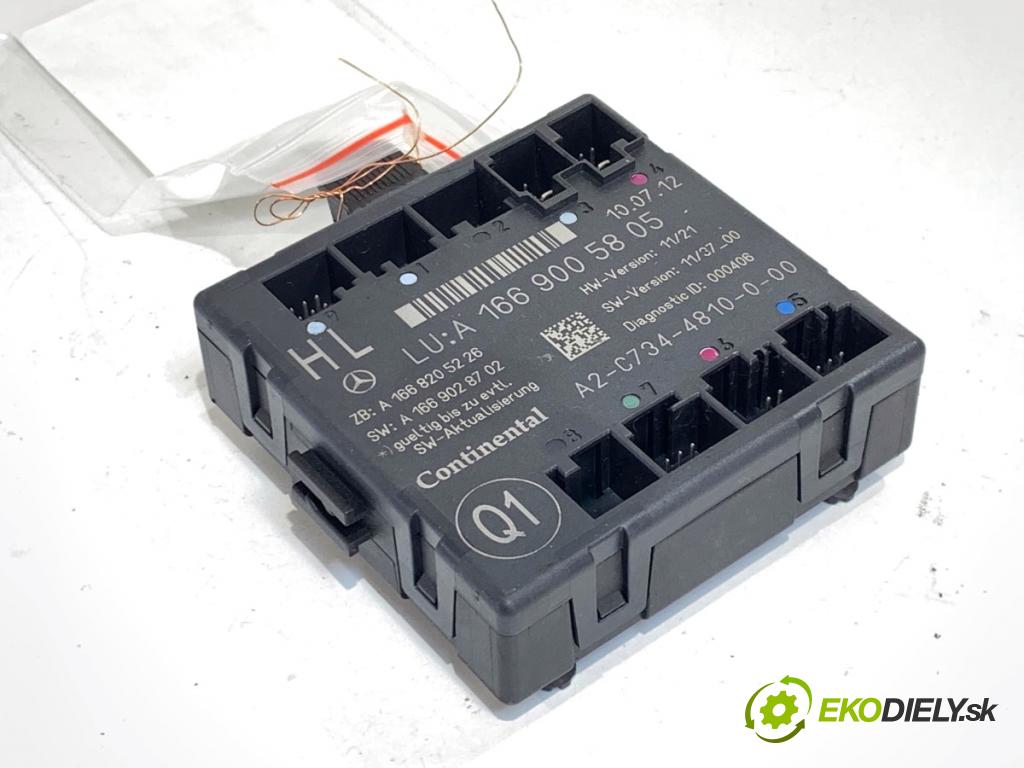 MERCEDES-BENZ KLASA GL SUV 2012 190 kW GL 350 CDI / BlueTec 4-matic (166.823, 166.824) 2987 modul dveře zadní část levý A1669005805