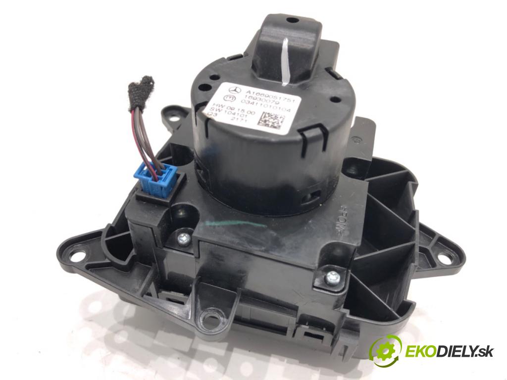 MERCEDES-BENZ KLASA GL SUV 2012 190 kW GL 350 CDI / BlueTec 4-matic (166.823, 166.824) 2987 Panel Prepínač násada, držadlo ovládania nápravy A1669051751