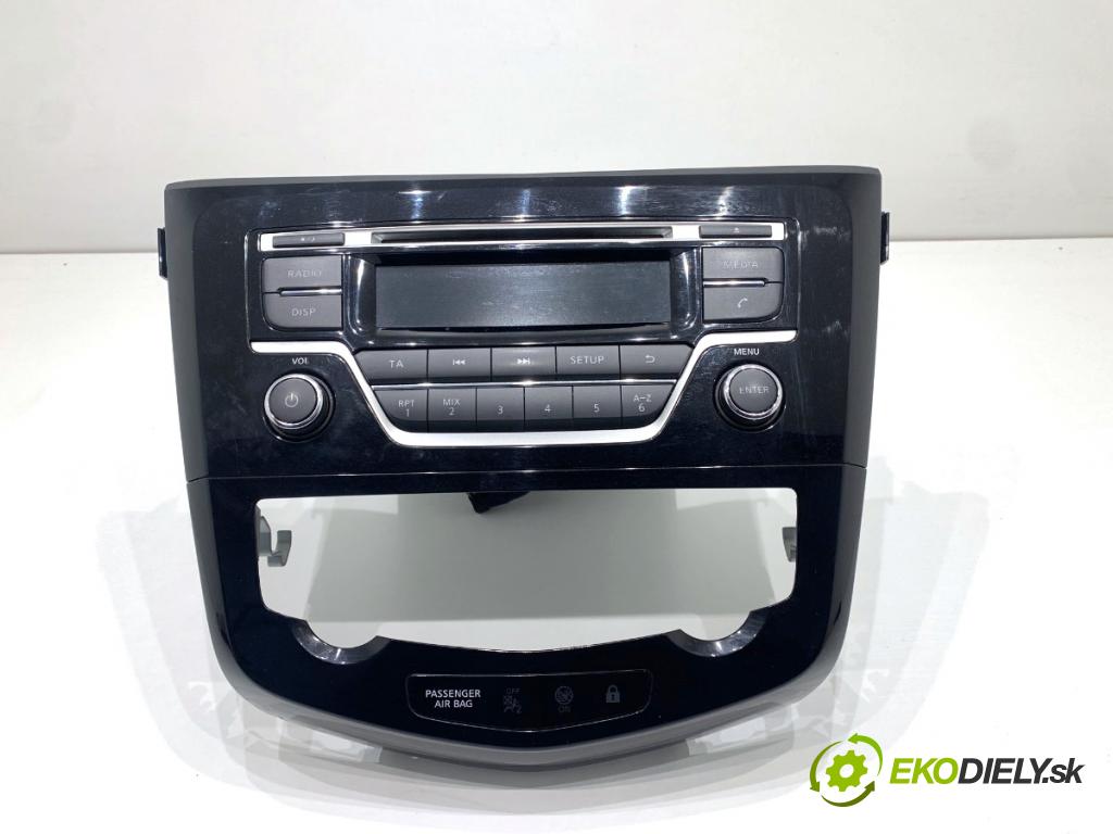 NISSAN QASHQAI J11 SUV 2014 96 kW 1.6 dCi 1598 RADIO 281854CA0A (Audio zariadenie)