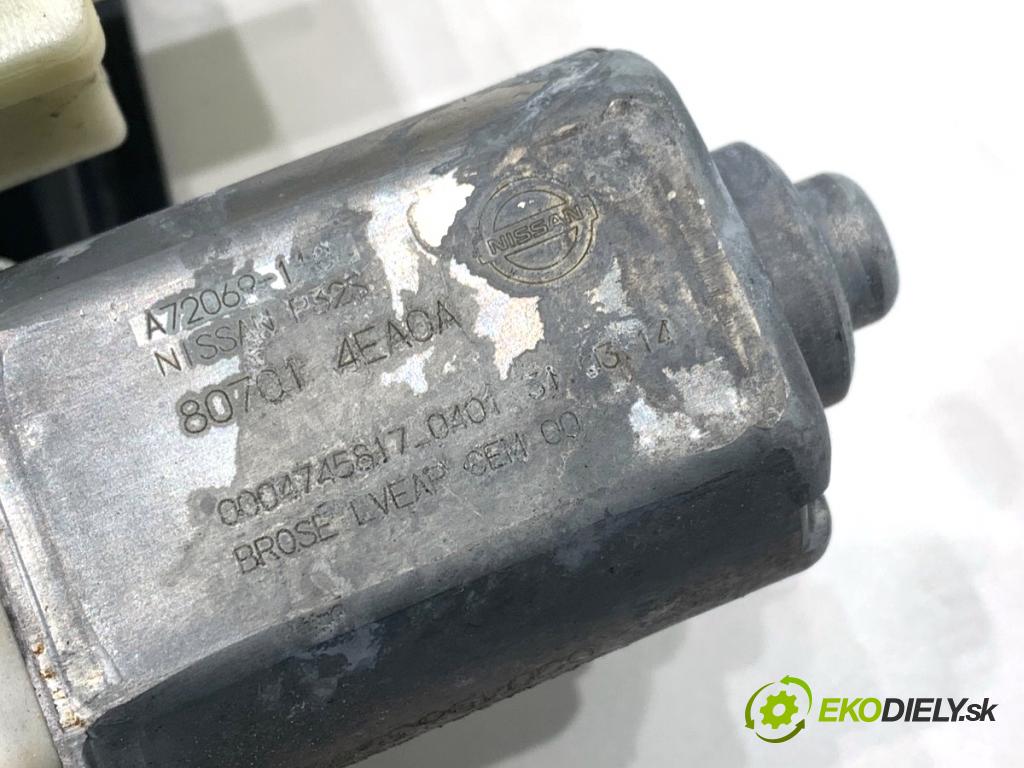 NISSAN QASHQAI J11 SUV 2014 96 kW 1.6 dCi 1598 Mechanizmus okna ľavy predný 80701-4EA0A