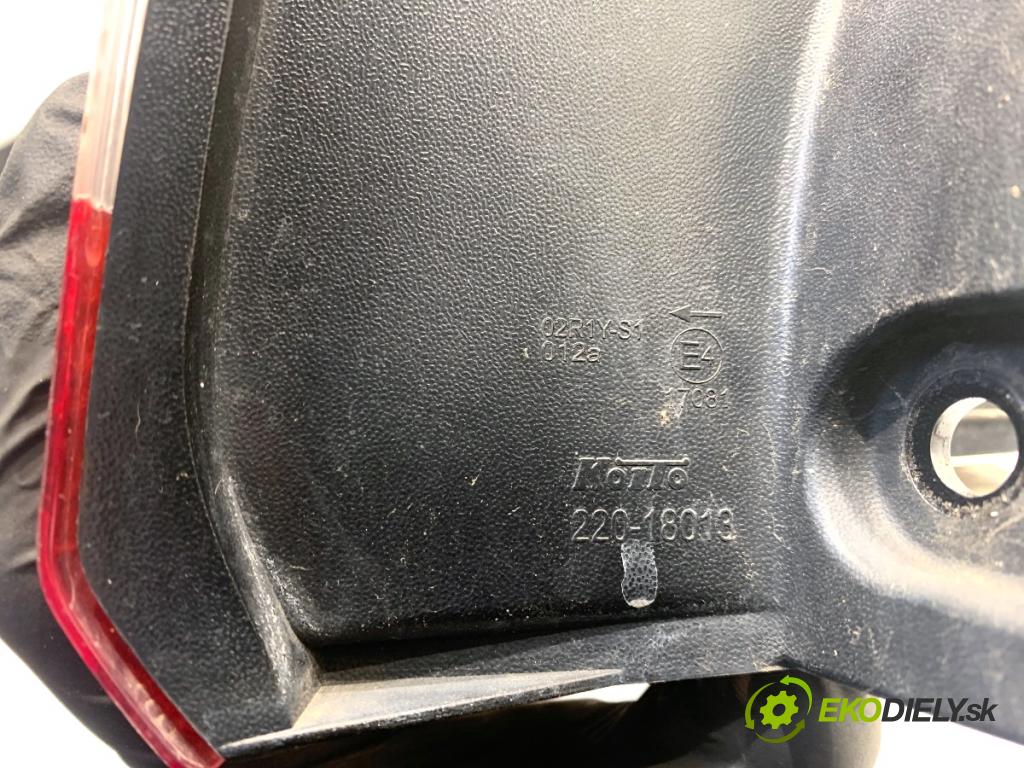 NISSAN QASHQAI J11 SUV 2014 96 kW 1.6 dCi 1598 světlo levý zadní část 220-18013