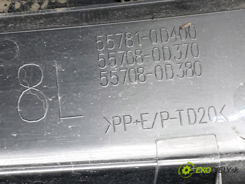 TOYOTA YARIS III liftback 2019 82 kW 1.5 (NSP131_) 1496 Torpédo, plast pod čelné okno 55781-0D400 55783-0D160 (Torpédo (plast pod čelným sklom))