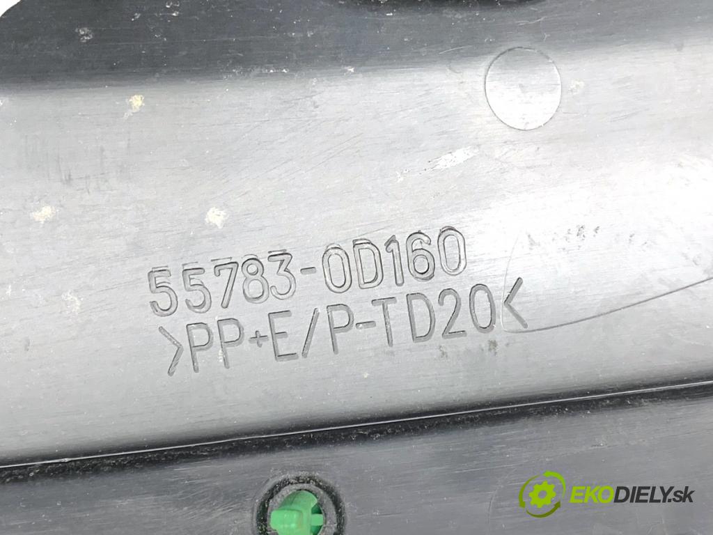 TOYOTA YARIS III liftback 2019 82 kW 1.5 (NSP131_) 1496 Torpédo, plast pod čelné okno 55781-0D400 55783-0D160 (Torpédo (plast pod čelným sklom))