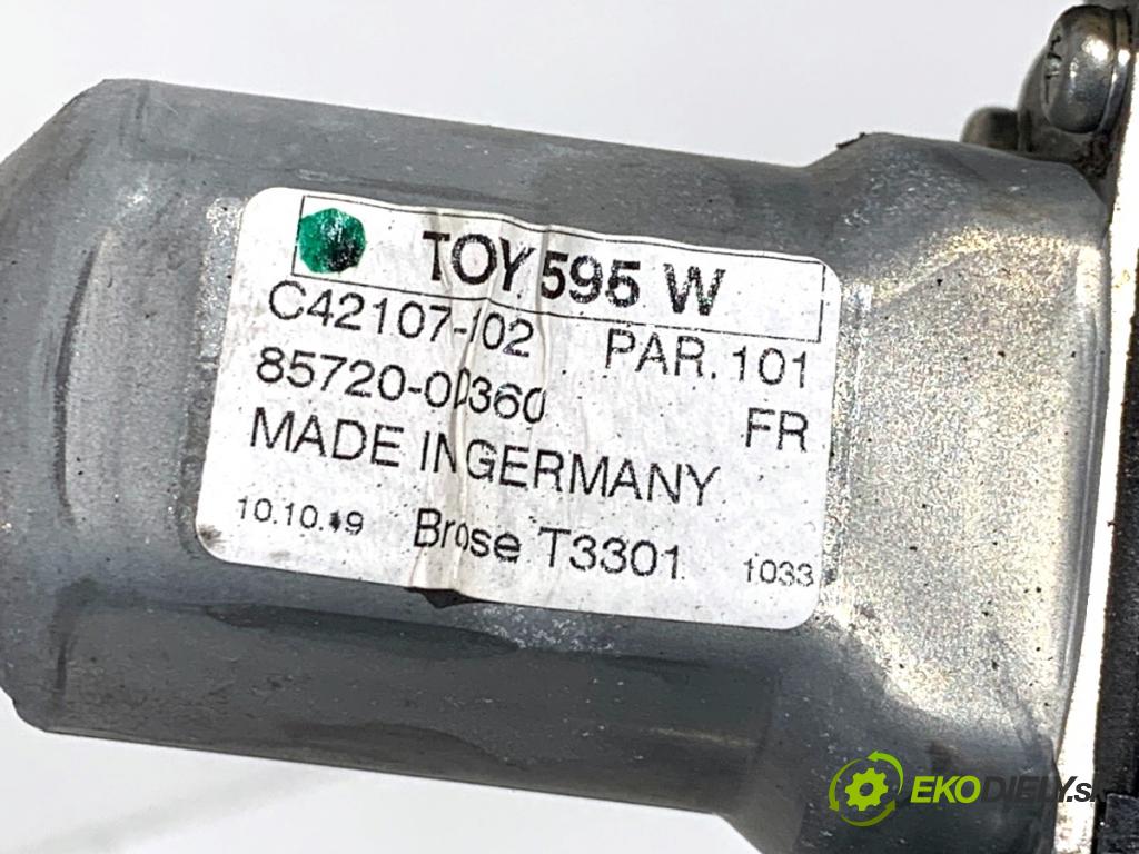 TOYOTA YARIS III liftback 2019 82 kW 1.5 (NSP131_) 1496 Mechanizmus okna ľavy predný 85720-0D360