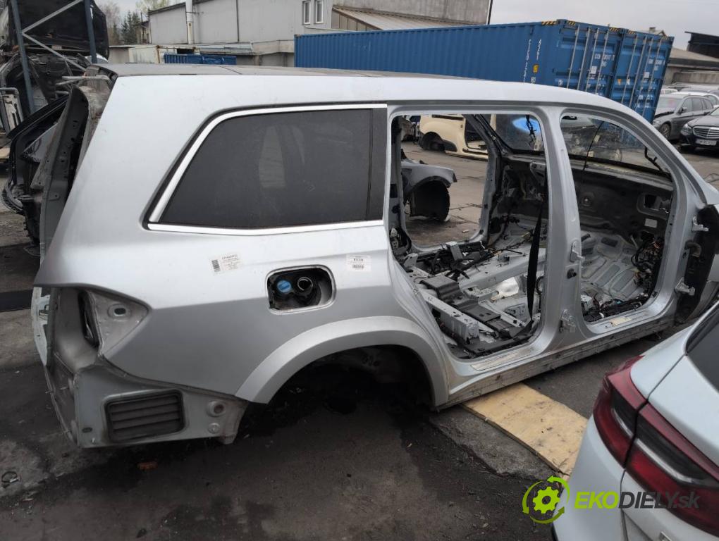 MERCEDES-BENZ KLASA GL SUV 2012 190 kW GL 350 CDI / BlueTec 4-matic (166.823, 166.824) 2987 KAROSERIA ČTVRŤÁK blatník práh střecha PODŁUŻNICA