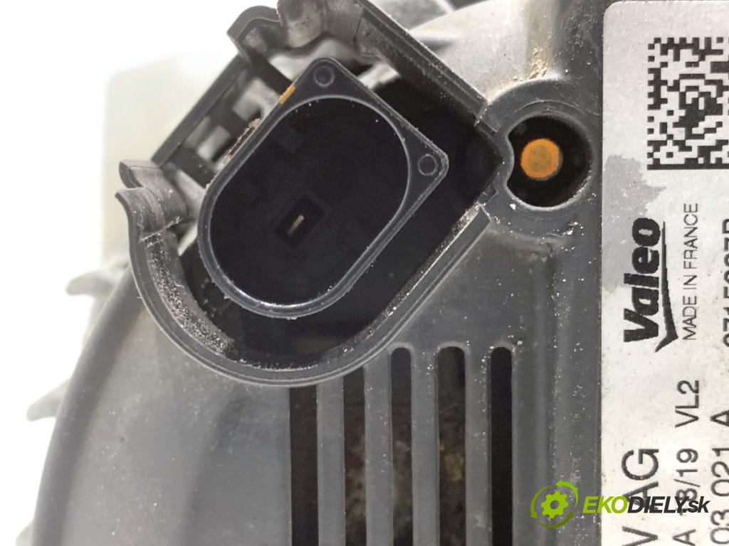 SKODA KODIAQ SUV 2019 110 kW 1.5 TSI 1495 Alternátor 04C903021A (Alternátor)