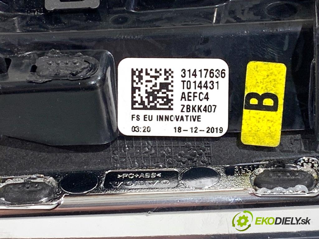 VOLVO XC60 II SUV 2020 173 kW B5 Mild-Hybrid AWD 1969 lišty kryt 31417638 31417636 (Lišta)