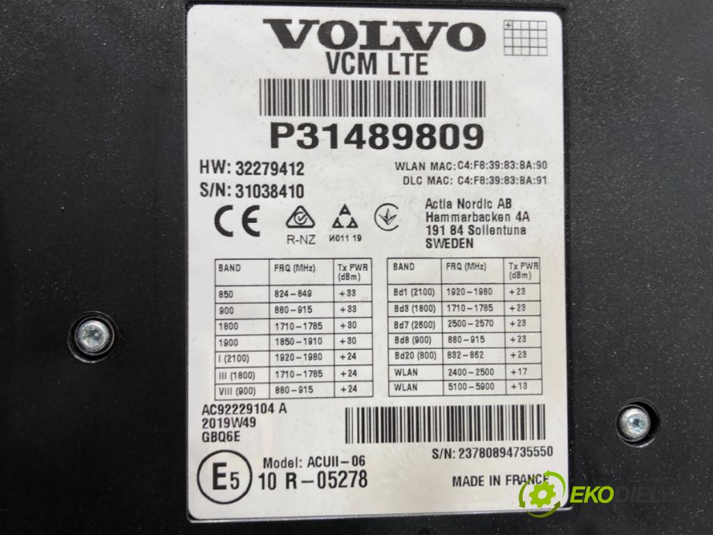 VOLVO XC60 II SUV 2020 173 kW B5 Mild-Hybrid AWD 1969 modul VCM LTE P31489809