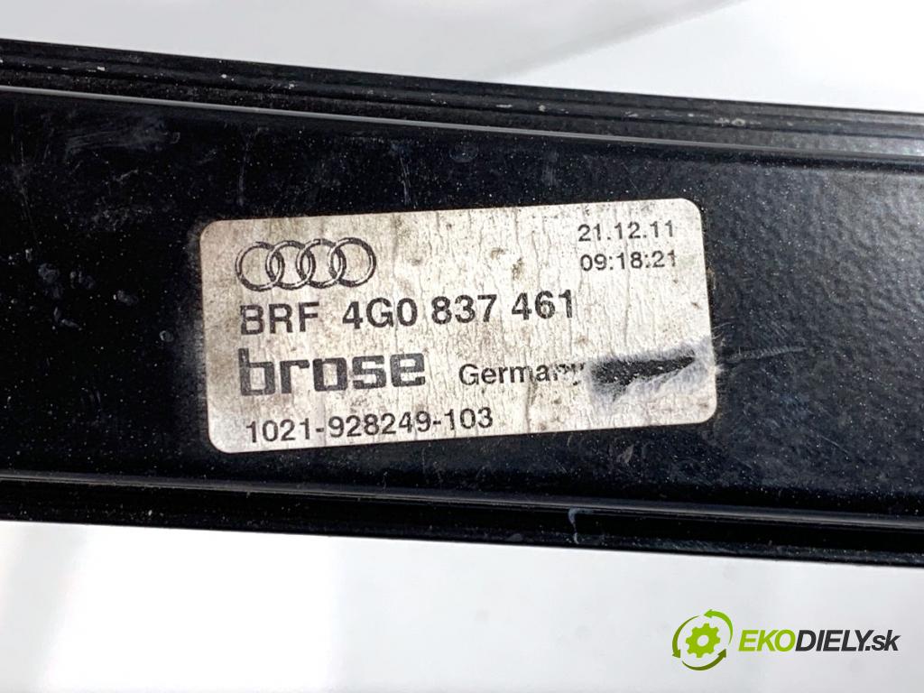 AUDI A6 C7 Kombi 2012 120 kW 2.0 TDI 1968 Mechanizmus okna ľavy predný 4G0837461