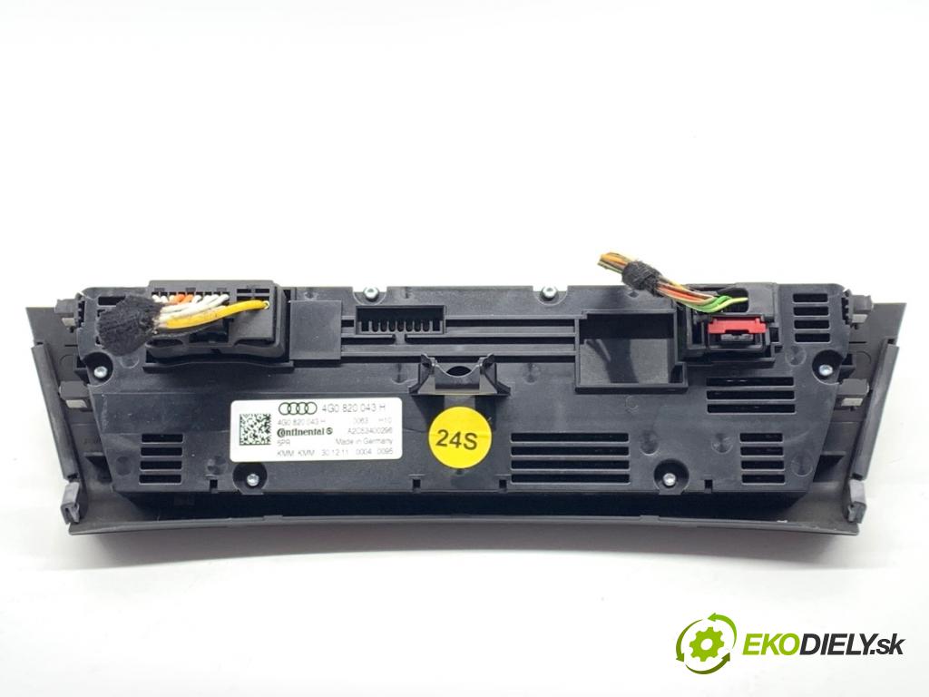 AUDI A6 C7 Kombi 2012 120 kW 2.0 TDI 1968 Panel ovládaní topení 4G0820043H (Páčky pod volantem)
