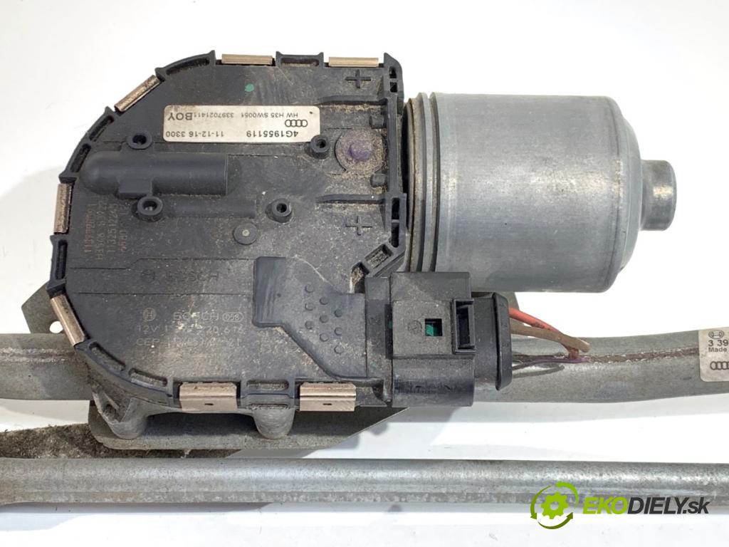 AUDI A6 C7 Kombi 2012 120 kW 2.0 TDI 1968 Mechanizmus stieračov predný 4G1955023A (Motorček stieračov predný)