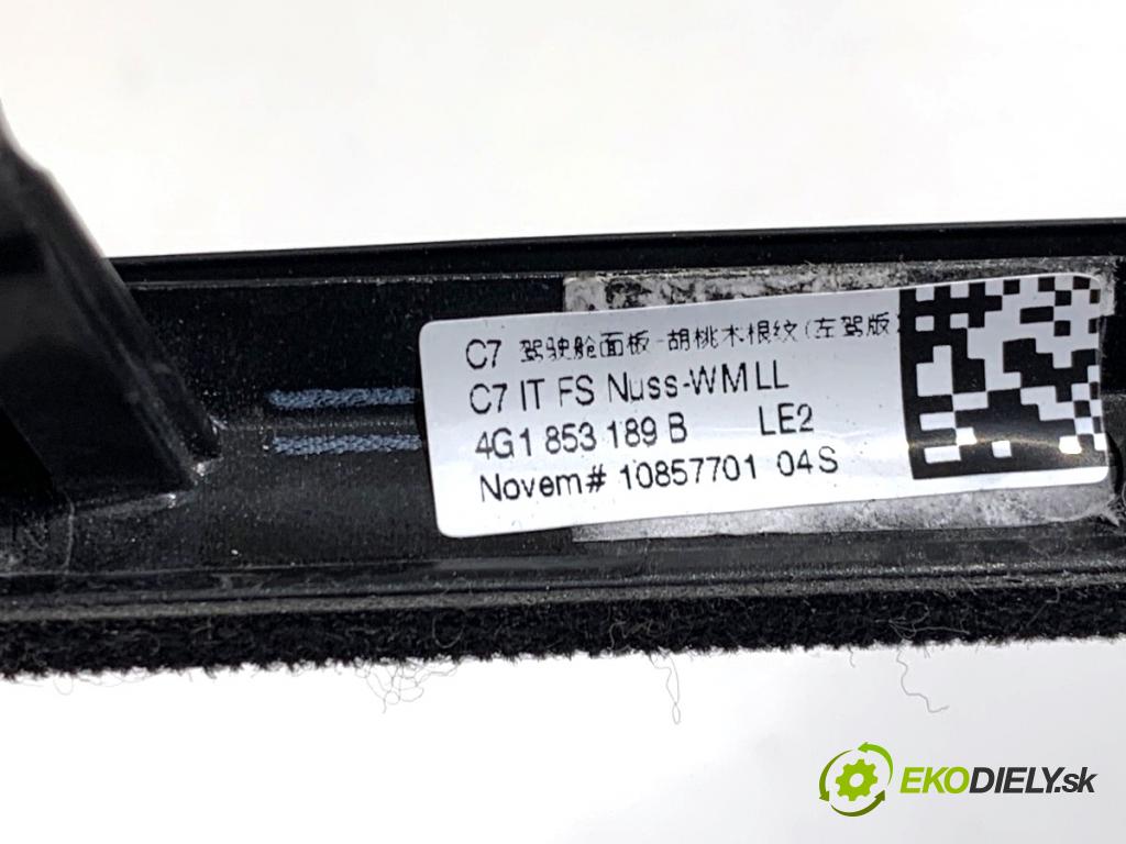 AUDI A6 C7 Kombi 2012 120 kW 2.0 TDI 1968 lišty kryt 4G1853190 4G1853189B (Lišta)