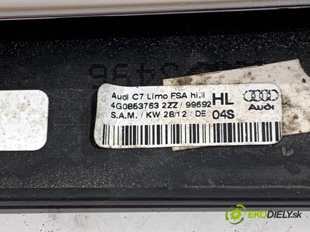 AUDI A6 C7 Kombi 2012 120 kW 2.0 TDI 1968 lišta Sbírání: zadní část levý chróm 4G0853763