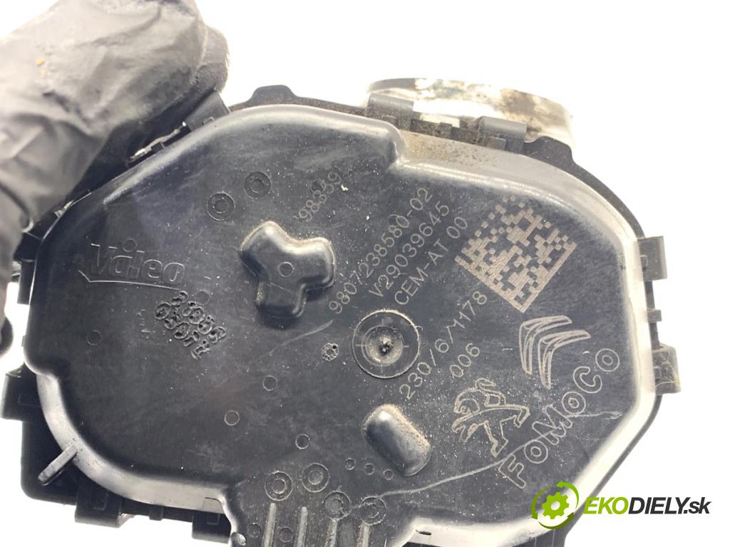 CITROEN BERLINGO II nadwozie wielkoprzestrzenne (MPV) 2016 73 kW 1.6 BlueHDi 100 1560 Škrtiaca klapka 9807238580 (Škrtiaca klapka)