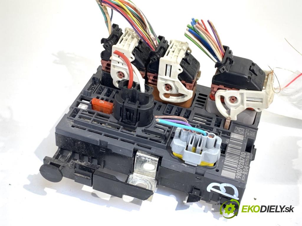 CITROEN BERLINGO II nadwozie wielkoprzestrzenne (MPV) 2016 73 kW 1.6 BlueHDi 100 1560 Modul BSM 9807028780 (Riadiaca jednotka ostatné)