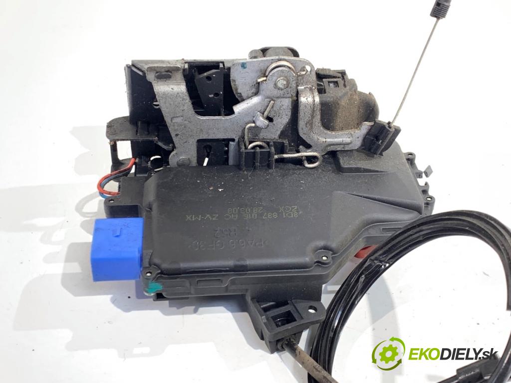 VW GOLF V Kombi 2008 77 kW 1.9 TDI 1896 zámok Dvere pravy predný 3D1837016AC