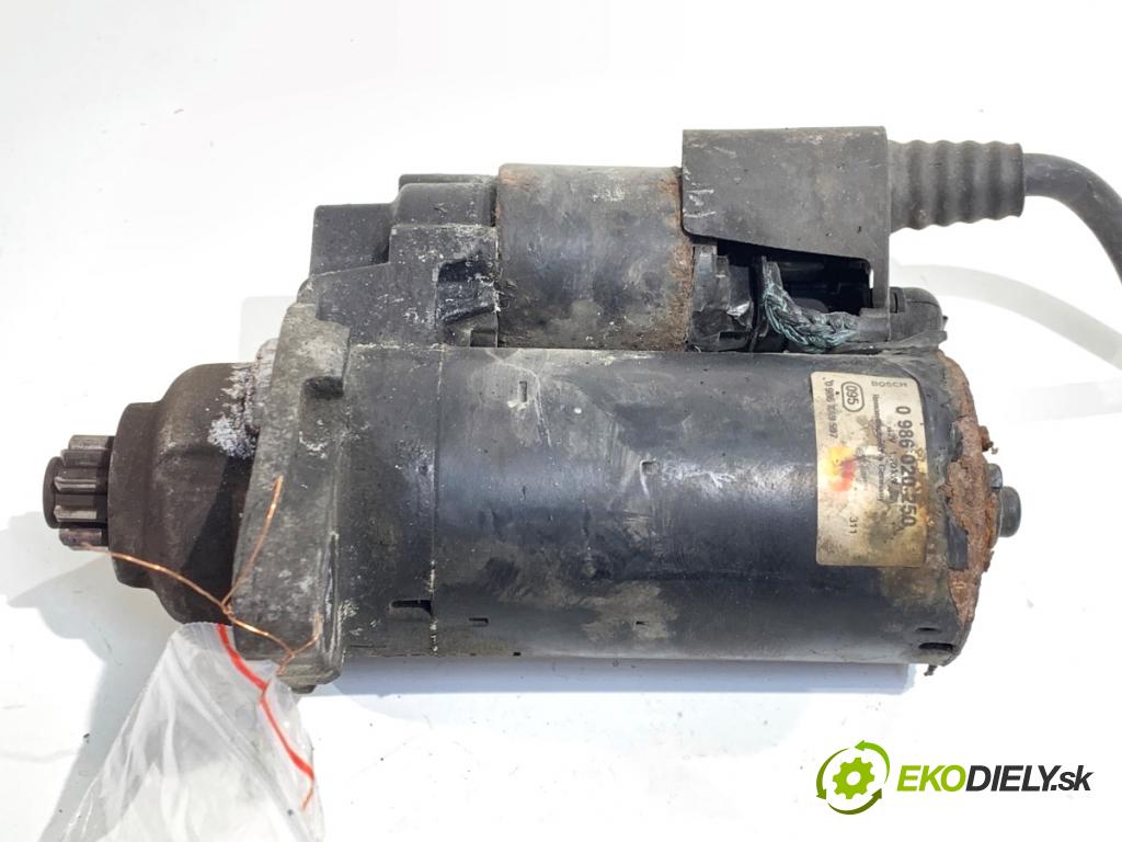 VW GOLF V Kombi 2008 77 kW 1.9 TDI 1896 startér 0986020250 (Startér)