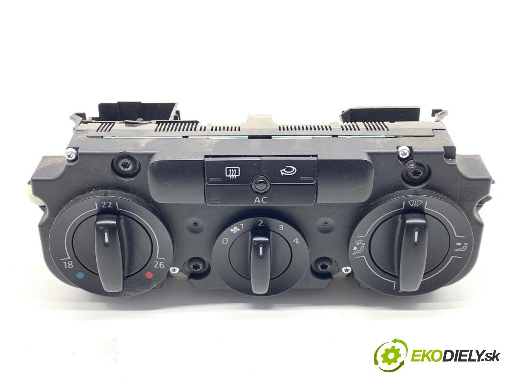 VW GOLF V Kombi 2008 77 kW 1.9 TDI 1896 Panel ovládania kúrenia 743138 (Prepínacie páčky pod volantom)