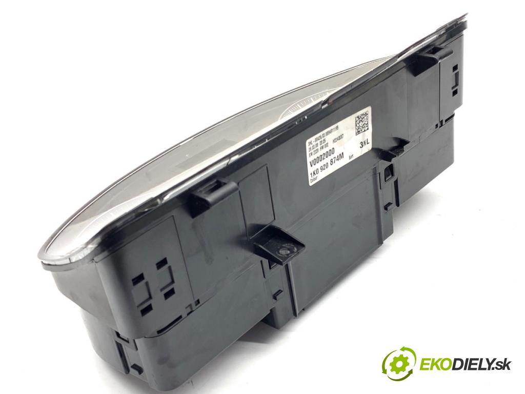 VW GOLF V Kombi 2008 77 kW 1.9 TDI 1896 Prístrojovka 1K0920874M (Prístrojová doska)