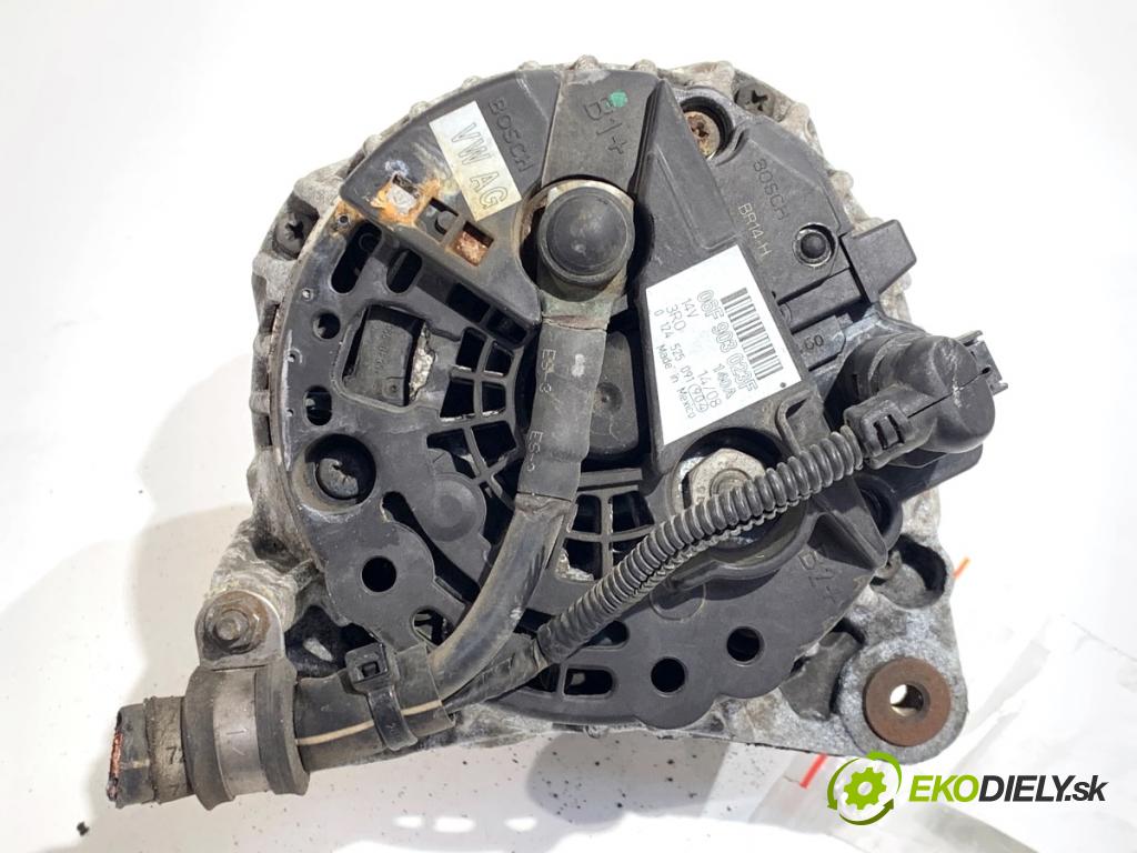 VW GOLF V Kombi 2008 77 kW 1.9 TDI 1896 Alternátor 06F903023F (Alternátor)