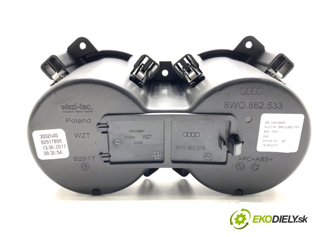 AUDI A4 B9 Kombi 2018 140 kW 2.0 TDI quattro 1968 Držiak na nápoje 8W0862533 (Držiak (úchyt) na nápoje)