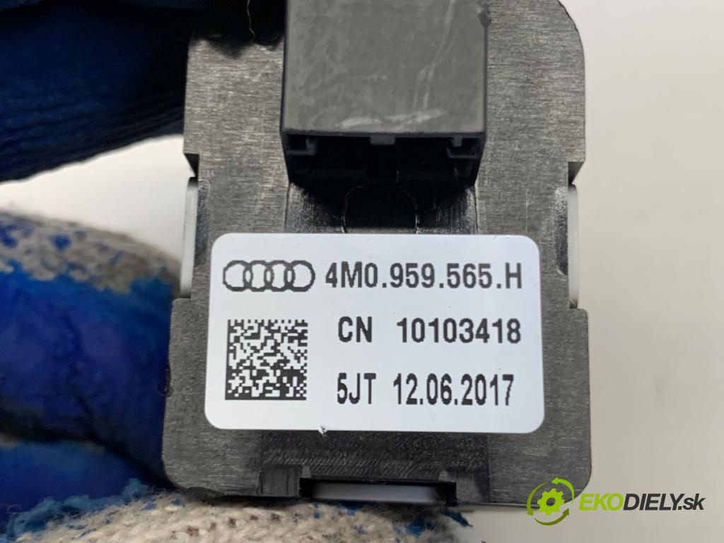 AUDI A4 B9 Kombi 2018 140 kW 2.0 TDI quattro 1968 přepínač nastavení zpětných zrcátek 4M0959565H (Páčky pod volantem)