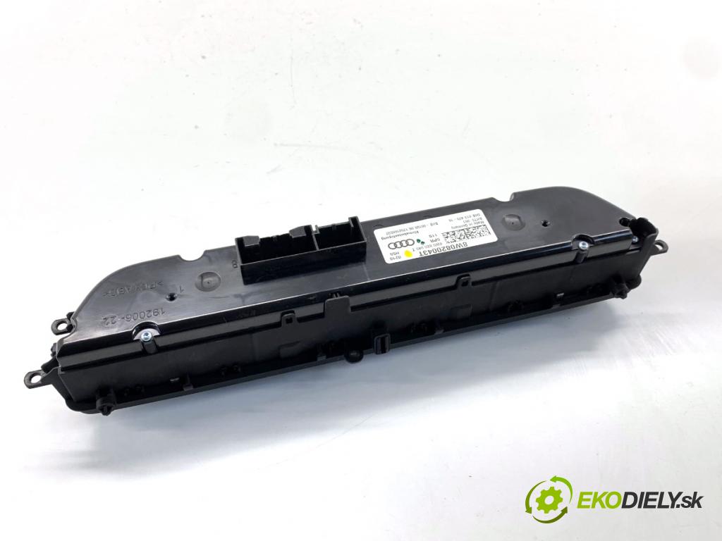 AUDI A4 B9 Kombi 2018 140 kW 2.0 TDI quattro 1968 Panel ovládania kúrenia 8W0820043T (Prepínacie páčky pod volantom)