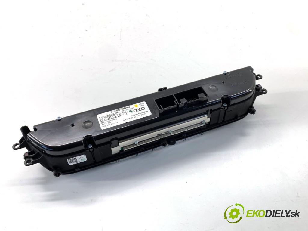 AUDI A4 B9 Kombi 2018 140 kW 2.0 TDI quattro 1968 Panel ovládania kúrenia 8W0820043T (Prepínacie páčky pod volantom)