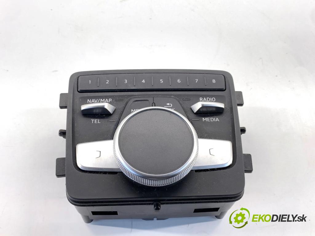 AUDI A4 B9 Kombi 2018 140 kW 2.0 TDI quattro 1968 Panel ovládaní radia 8W0919614T (Páčky pod volantem)