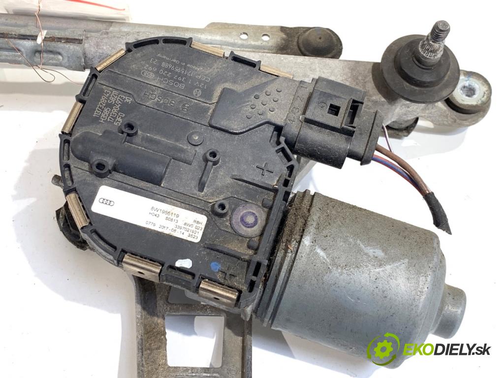 AUDI A4 B9 Kombi 2018 140 kW 2.0 TDI quattro 1968 Mechanizmus stieračov predný 8W1955119 (Motorček stieračov predný)