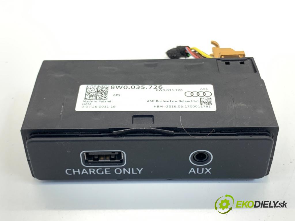 AUDI A4 B9 Kombi 2018 140 kW 2.0 TDI quattro 1968 HNÍZDO: USB 8W0035726