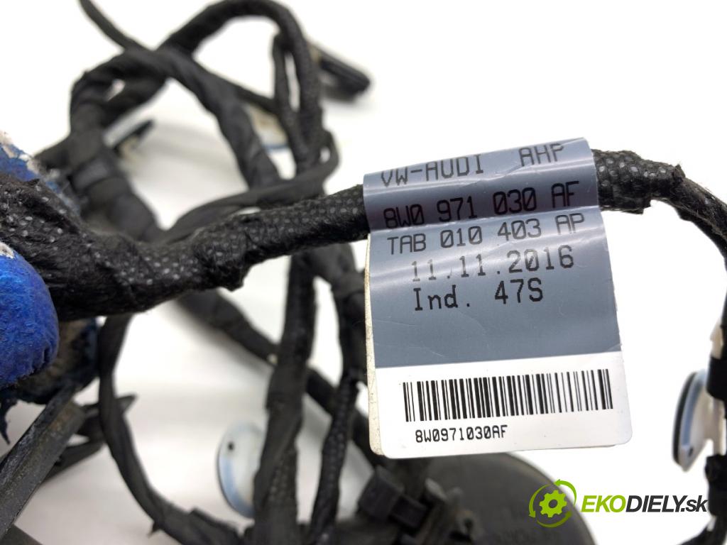 AUDI A4 B9 Kombi 2018 140 kW 2.0 TDI quattro 1968 káblovačka dveře přední část pravý 8W0971030AF