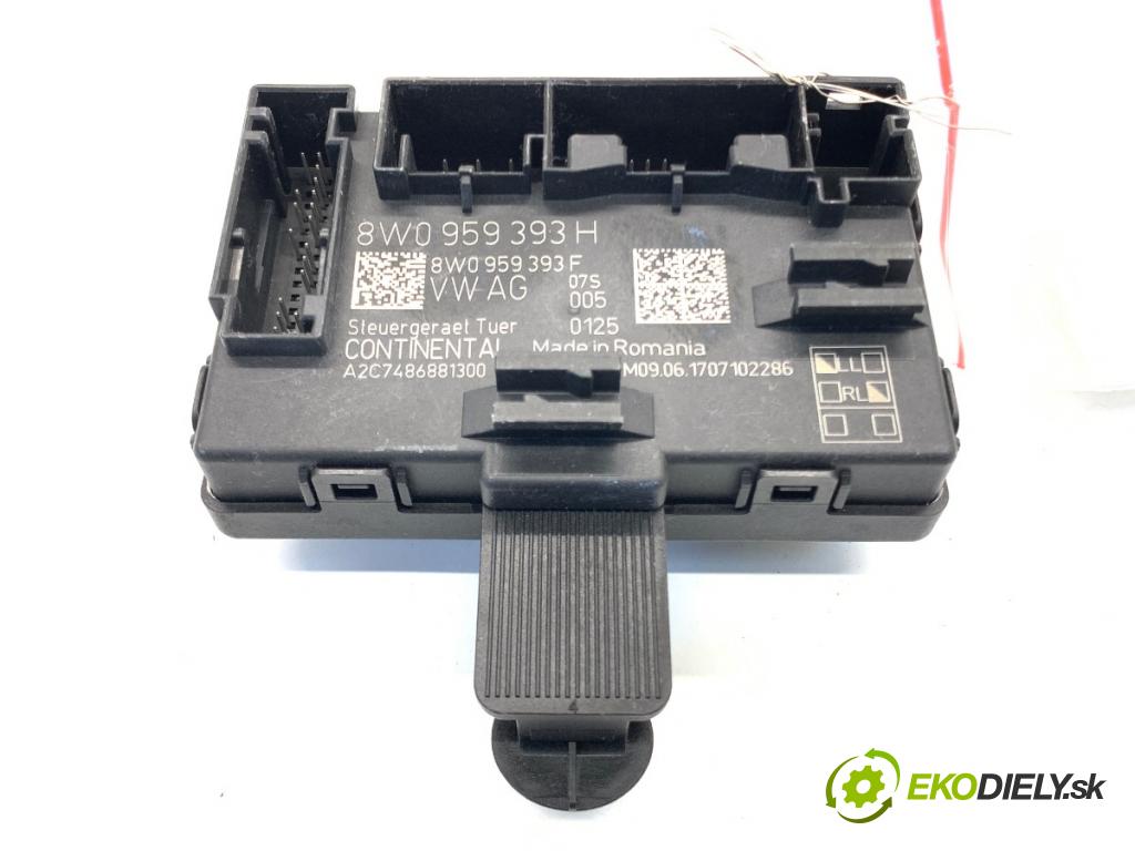 AUDI A4 B9 Kombi 2018 140 kW 2.0 TDI quattro 1968 Modul Dvere predný ľavy 8W0959393H