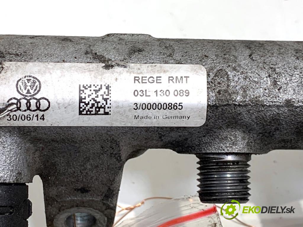 VW TRANSPORTER T5 Autobus 2014 75 kW 1.9 TDI 1896 Lišta vstrekovacia 0281002859 (Vstrekovacia lišta)