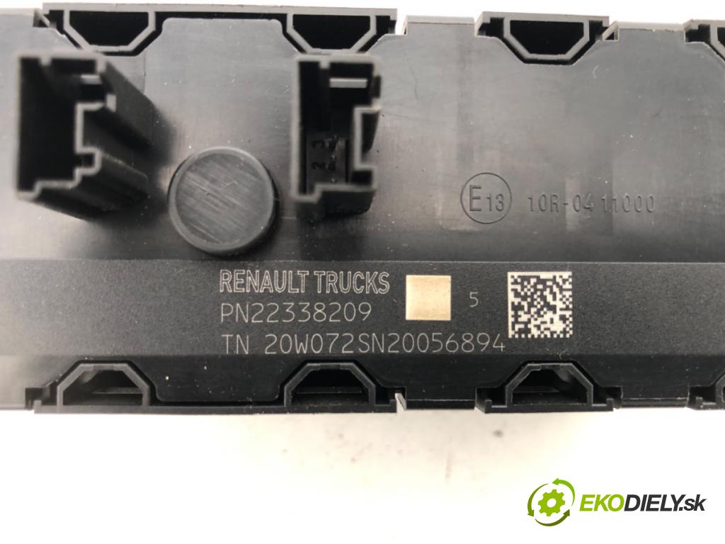 RENAULT TRUCKS T Platforma / podwozie 2020 338 kW T460 338 kW [460 KM] olej napędowy 2013 - 2022 10837 Panel přepínačů 22338209 (Páčky pod volantem)