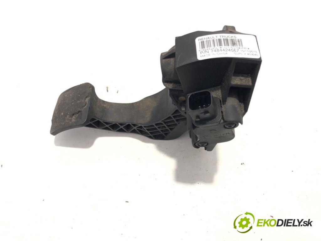 RENAULT TRUCKS T Platforma / podwozie 2020 338 kW T460 338 kW [460 KM] olej napędowy 2013 - 2022 10837 Potenciometer plynu 7484424567 (Potenciometer plynového pedálu)