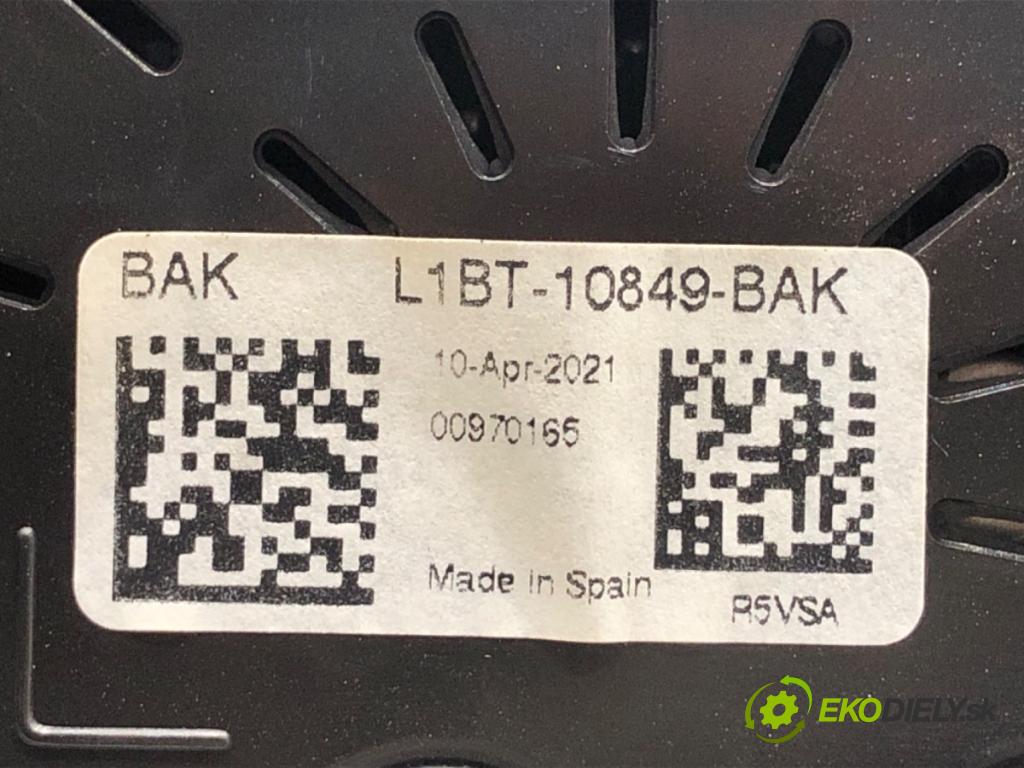 FORD FIESTA MK8 liftback 2021 55 kW 1.1 Ti-VCT 1084 prístrojovka L1BT-10849-BAK (Přístrojová deska)