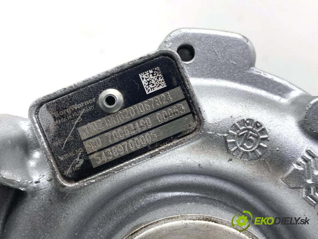 NISSAN QASHQAI J11 SUV 2014 96 kW 1.6 dCi 1598 Turbodúchadlo,turbo 54389700005 (Turbodúchadlo (kompletné))
