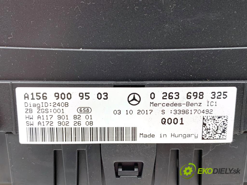 MERCEDES-BENZ KLASA GLA SUV 2017 100 kW GLA 200 CDI 4-matic (156.902) 2143 Prístrojovka A1569009503 (Prístrojová doska)