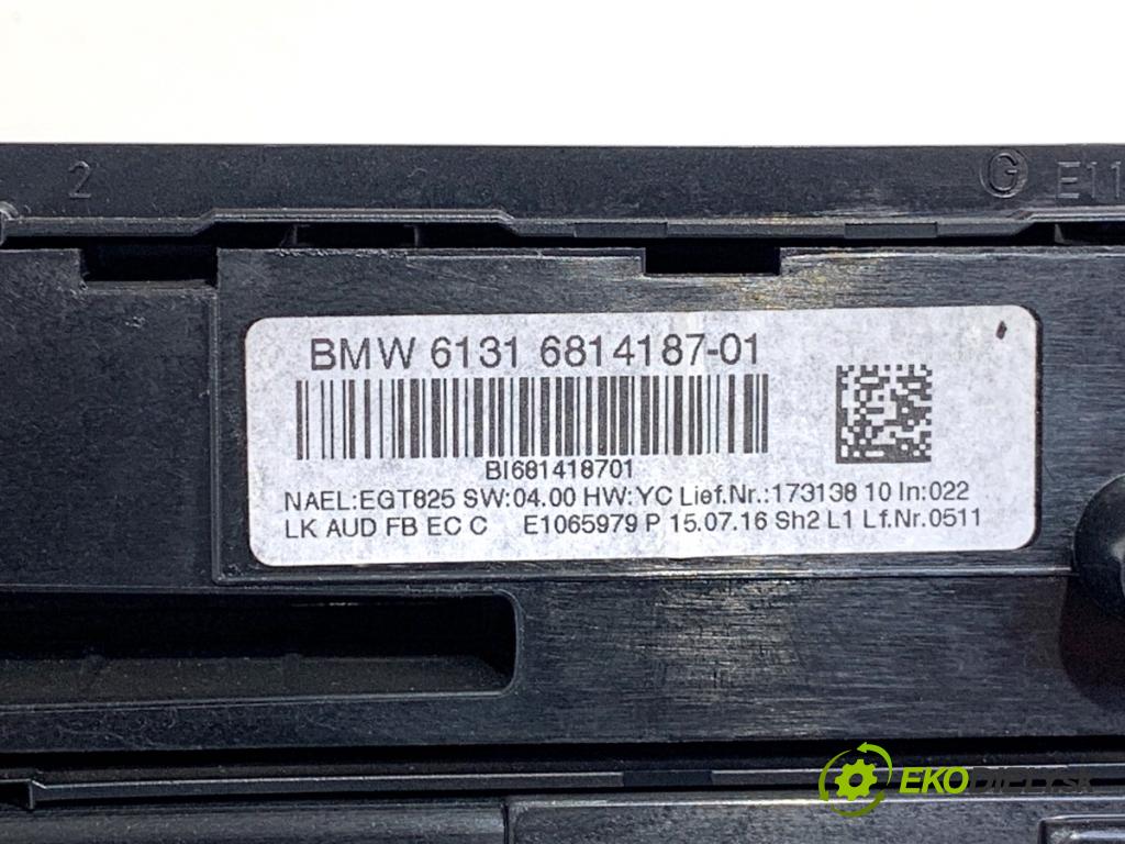 BMW F30 sedan 2016 140 kW 320 d xDrive 1995 Panel ovládaní radia 6814187 (Páčky pod volantem)