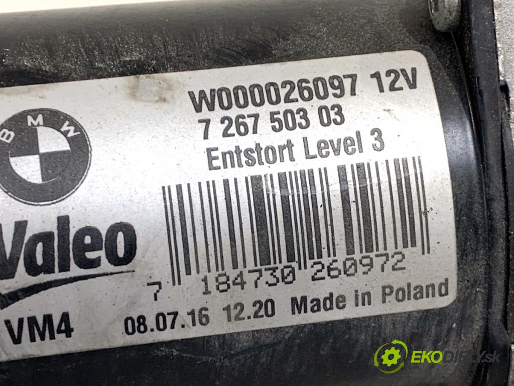 BMW F30 sedan 2016 140 kW 320 d xDrive 1995 mechanismus stěračů přední část 7267503 (Motorek stěračů přední)