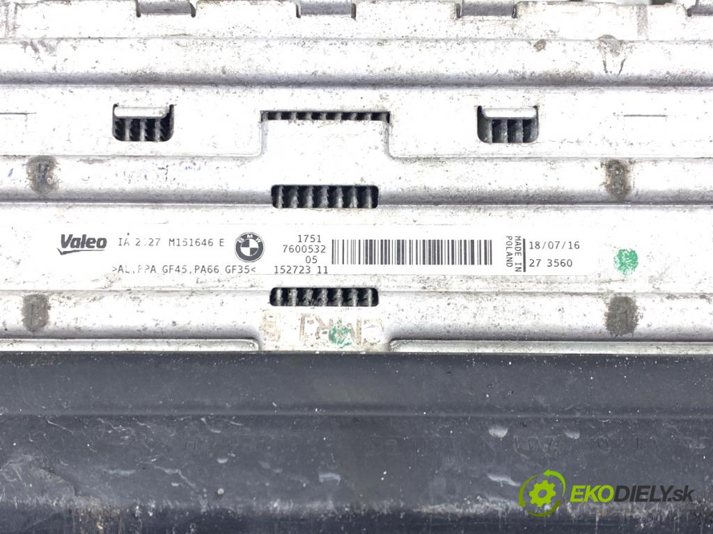 BMW F30 sedan 2016 140 kW 320 d xDrive 1995 intercooler 7600532 (Intercooler (chladič stlačeného vzduchu))