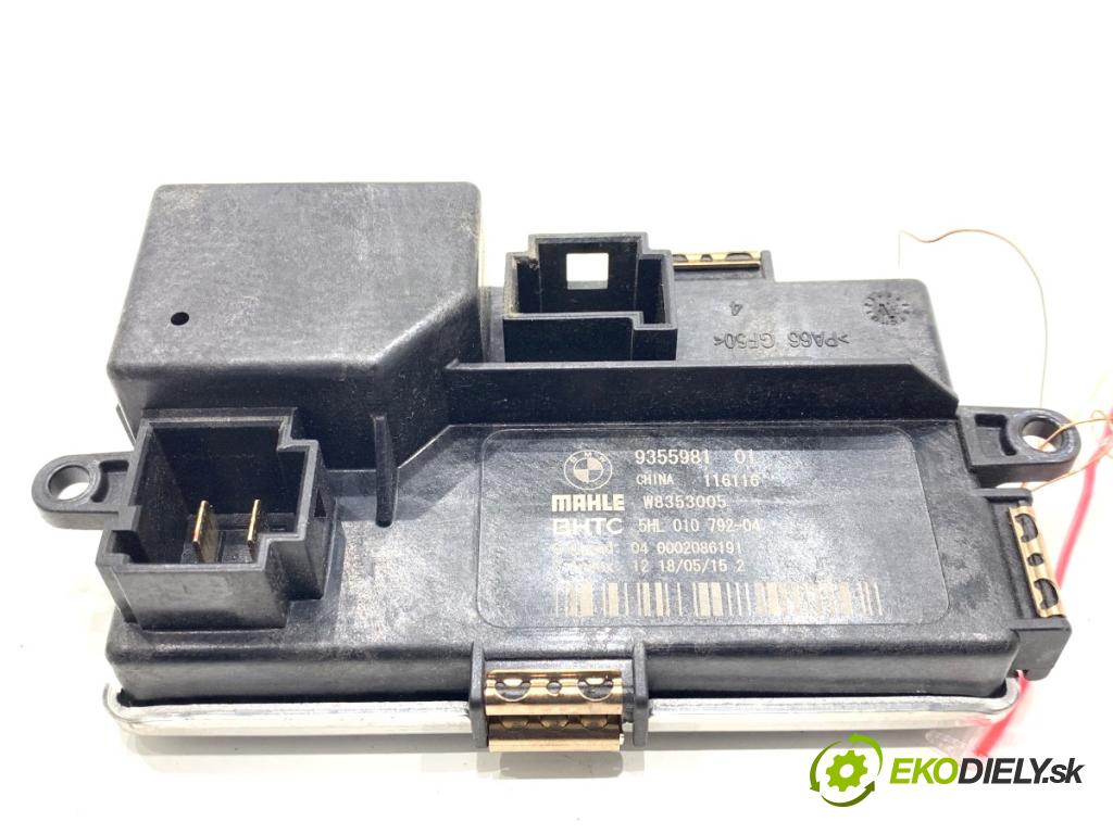 BMW F10 sedan 2015 160 kW 525 d xDrive 1995 Odpor, rezistor kúrenia vzduchu 9355981 (Odpor (rezistor) kúrenia)