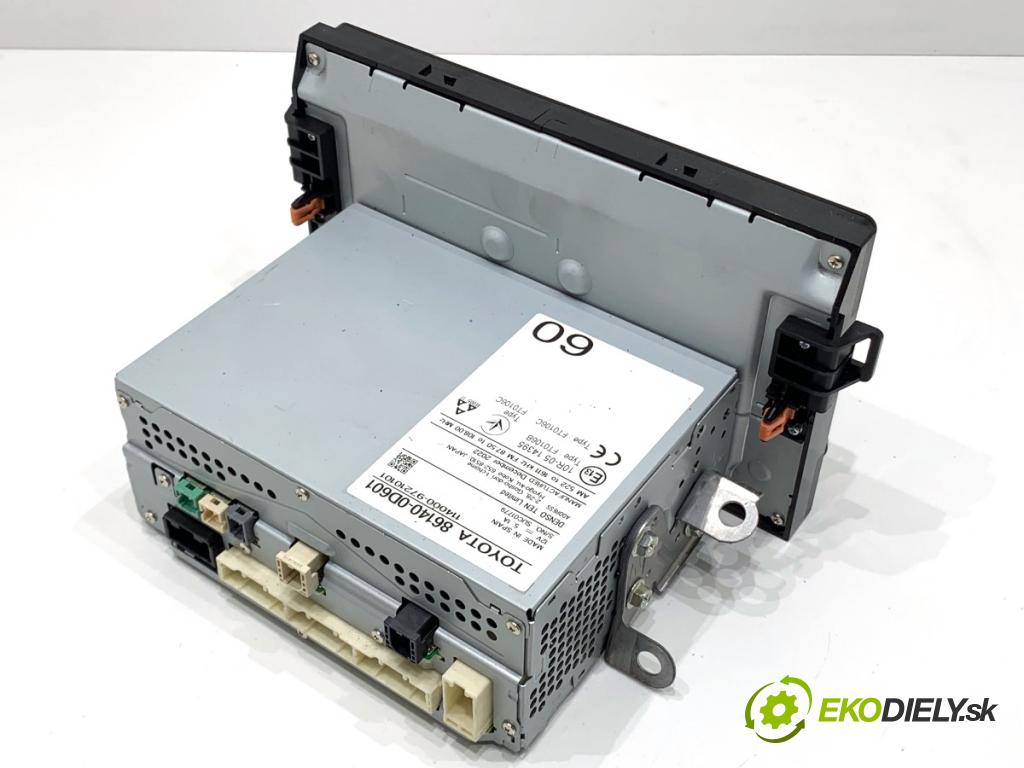 TOYOTA YARIS IV liftback 2022 92 kW 1.5 (MXPA11) 1490 RADIO Dislpej 86140-0D601