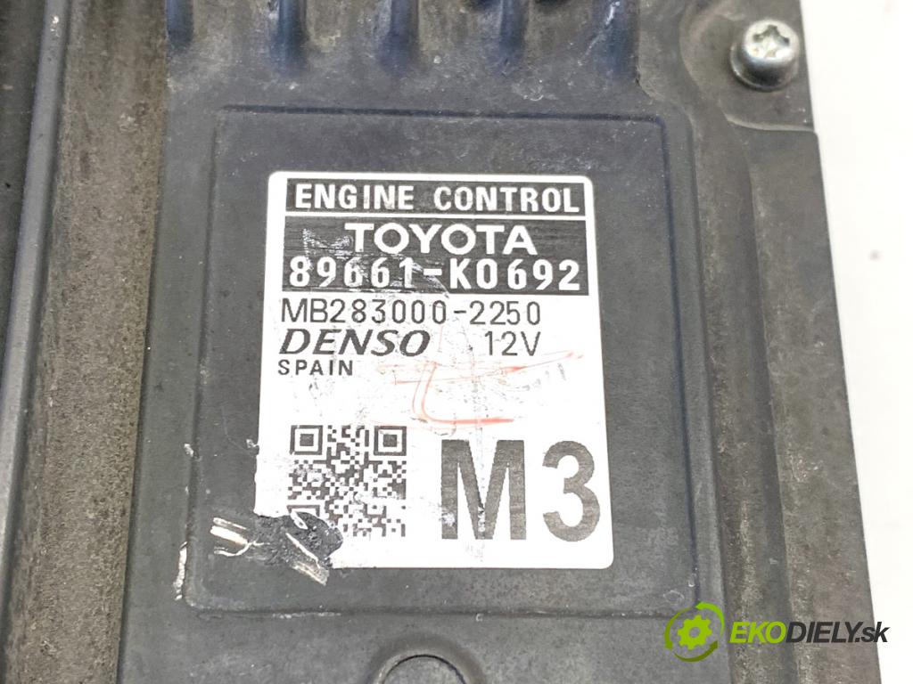 TOYOTA YARIS IV liftback 2022 92 kW 1.5 (MXPA11) 1490 riadiaca jednotka Motor 89661-K0692 (Riadiaca jednotka)