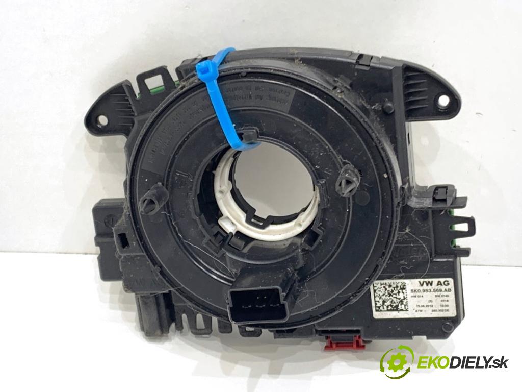 VW PASSAT B7 Kombi 2012 118 kW 1.8 TSI 1798 kroužek slimák airbag 5K0953569AB (Airbag)