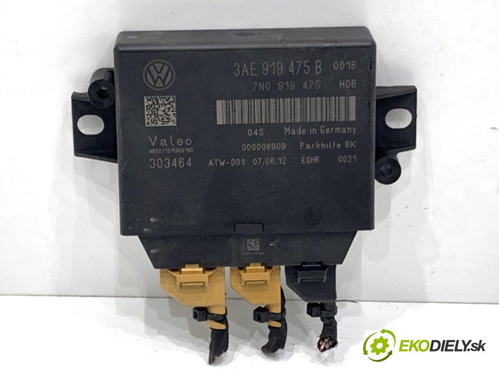 VW PASSAT B7 Kombi 2012 118 kW 1.8 TSI 1798 modul PDC 3AE919475B (Řídící jednotka ostatní)